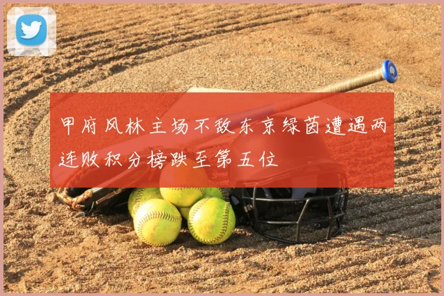 甲府风林主场不敌东京绿茵遭遇两连败积分榜跌至第五位